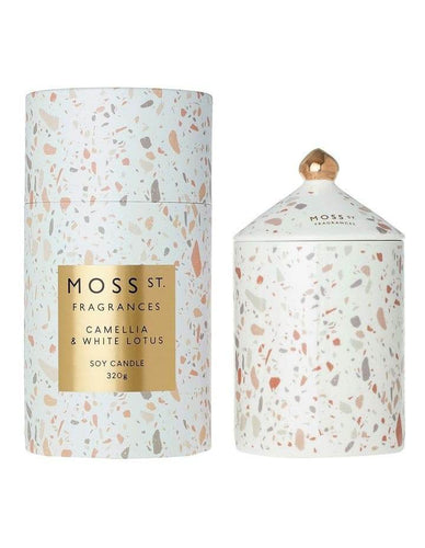Moss St 360G Candle Camellia & White Lotus - Life Pharmacy Orewa