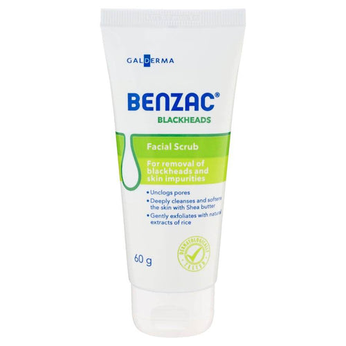 Benzac Blackhead Scrub 60G - Life Pharmacy Orewa