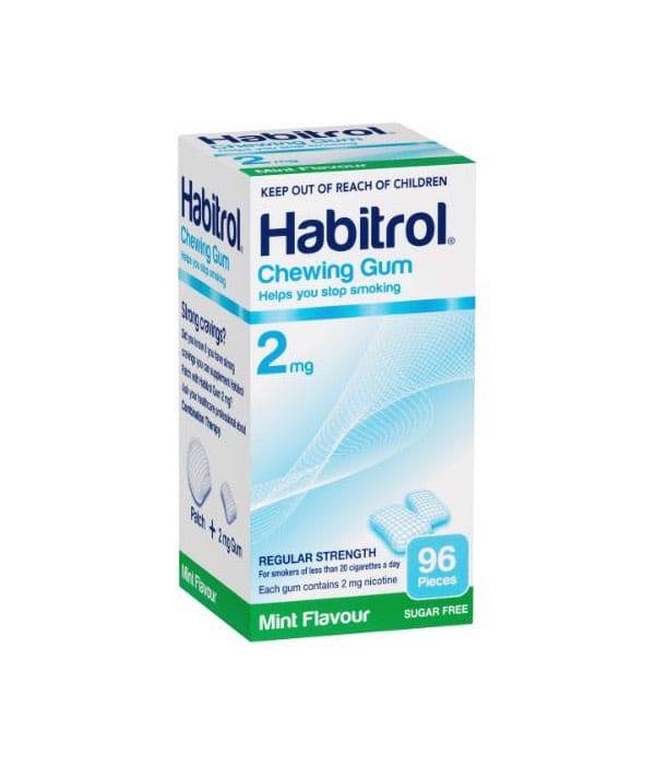 Habitrol 2Mg Gum (Mint) 96 Pack - Life Pharmacy Orewa