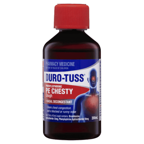 DuroTuss Pe Chesty Cough Liquid Nasal Decongestant - Life Pharmacy Orewa