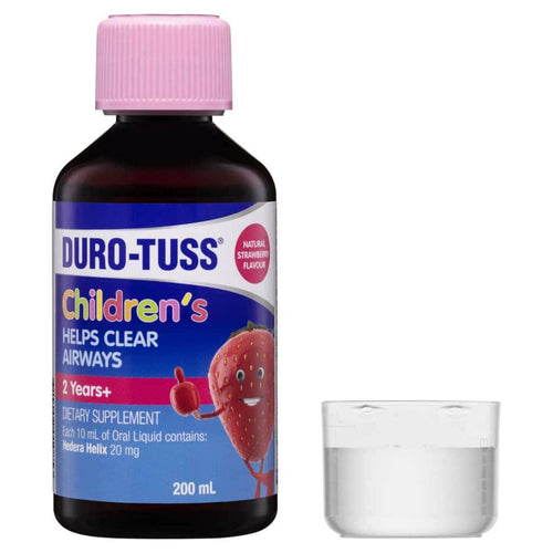 Duro-Tuss Ivy Leaf Strawberry 200Ml - Life Pharmacy Orewa