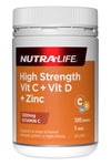 Nutralife High Strength Vitamin C 1200Mg + B12 & B5