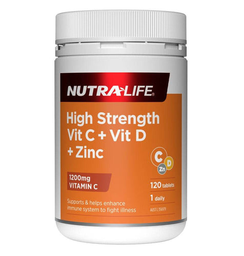 Nutralife High Strength Vitamin C 1200Mg + B12 & B5 - Life Pharmacy Orewa