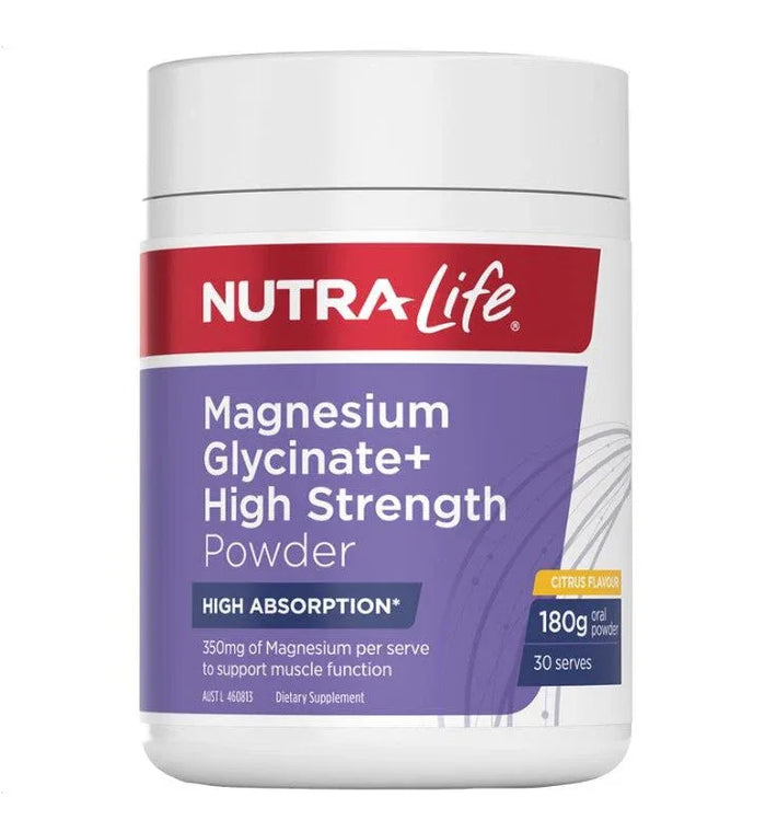 Nutralife Magnesium Glycinate Powder Citris 180G