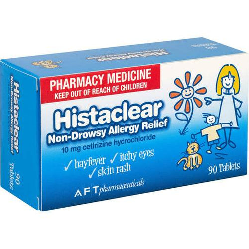 Histaclear Allergy Relief Tabs 10Mg 90 - Life Pharmacy Orewa