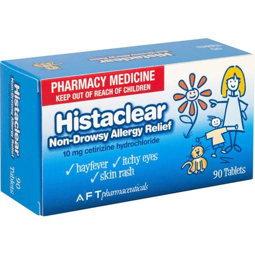 Histaclear Allergy Relief Tabs 10Mg 90 - Life Pharmacy Orewa