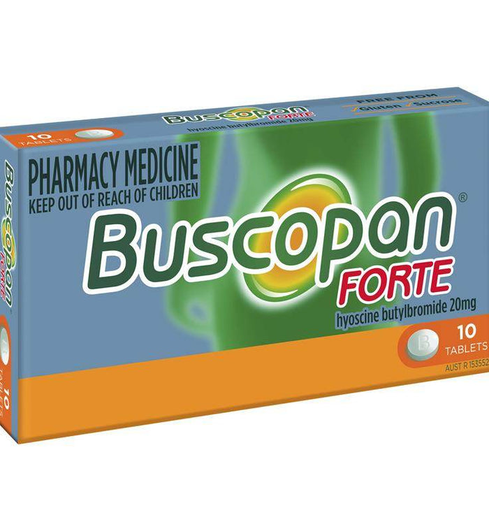 Buscopan Forte Tabs 20Mg 10 - Life Pharmacy Orewa