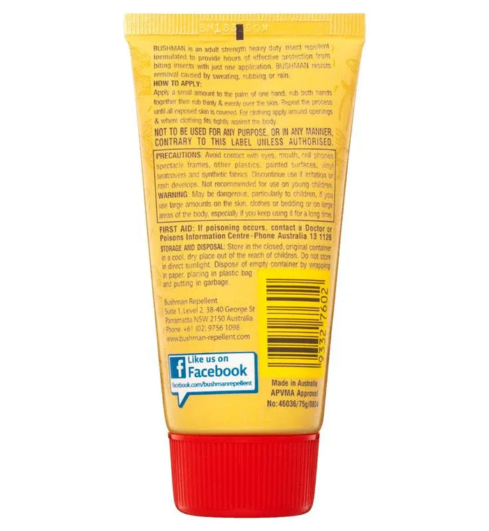 Bushman Heavy Duty Insect Repellent Gel 75g