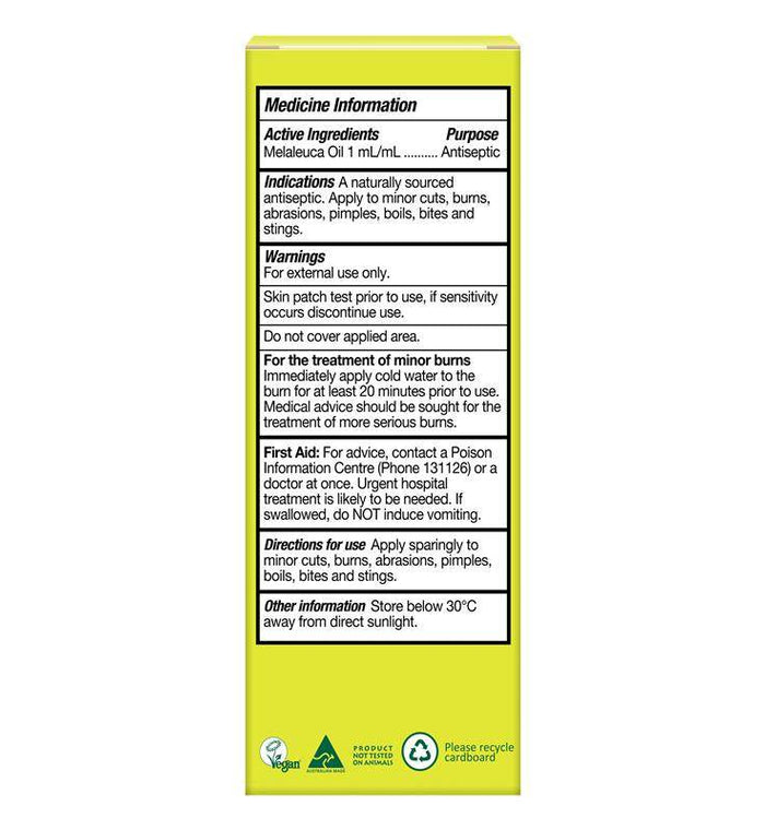 Thursday Plantation Tea Tree Oil 100 Percent 100 ml - Life Pharmacy Orewa