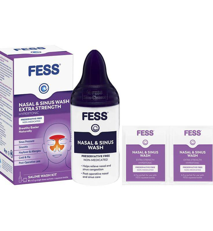 Fess Nasal & Sinus Wash Extra Strength 6 - Life Pharmacy Orewa