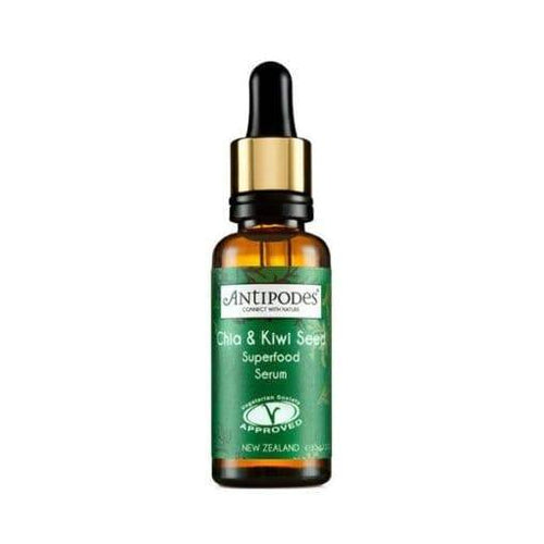 Antipodes Chia & Kiwi Superfood Serum 30ml - Life Pharmacy Orewa