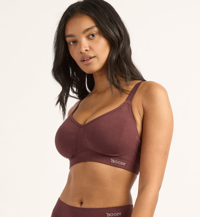 Boody  Wireless T-Shirt Bra Mulberry Small