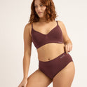 Boody  Wireless T-Shirt Bra Mulberry Medium