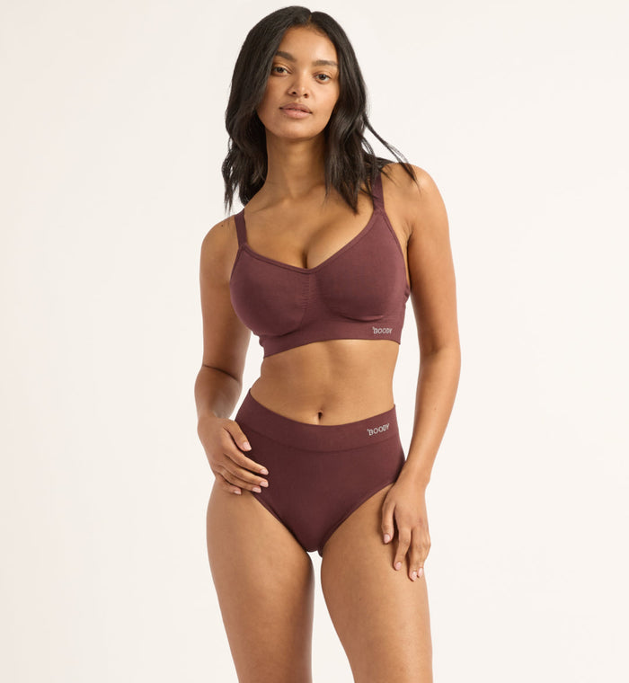 Boody  Full Briefs - Mulberry Small
