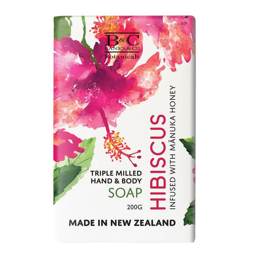 Banks & Co Hibiscus Soap 200G - Life Pharmacy Orewa