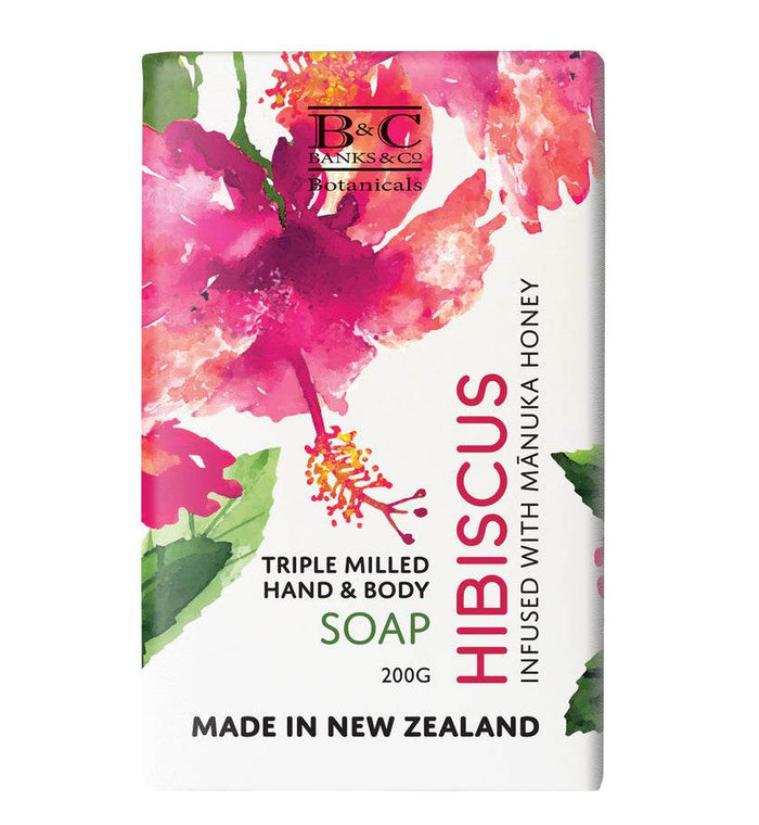 Banks & Co Hibiscus Soap 200G - Life Pharmacy Orewa