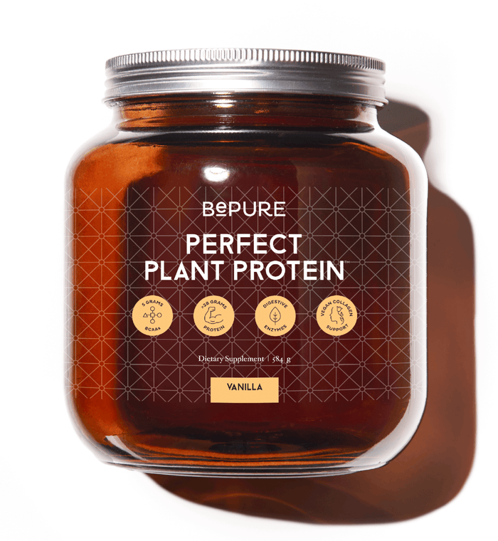 BePure Perfect Protein Vanilla Glass Jar 584g