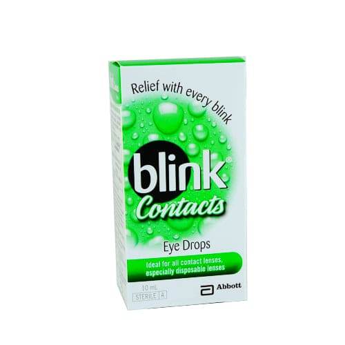 Blink Contacts Eye Drops 10ml - Life Pharmacy Orewa
