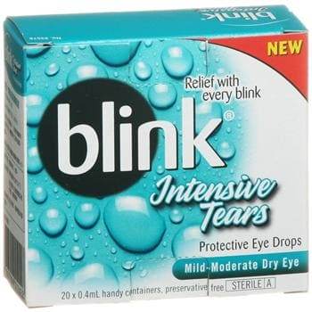 Blink Intensive Tears Vials 20x0.4ml - Life Pharmacy Orewa