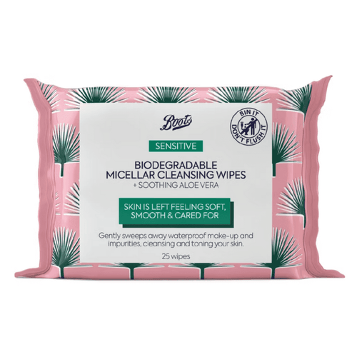 Boots Biodegradable Cleans Wipes Micellar 25S - Life Pharmacy Orewa