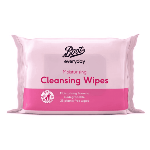 Boots Biodegradable Cleans Wipes Moist 25S - Life Pharmacy Orewa
