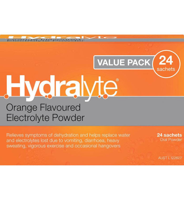 Hydralyte Sachets Orange Value Pack 4.9G X 24 - Life Pharmacy Orewa