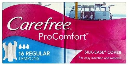 Carefree Tamp ProComfort Reg 16 - Life Pharmacy Orewa