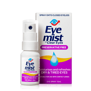 Clear Eyes Eye Mist 15Ml - Life Pharmacy Orewa