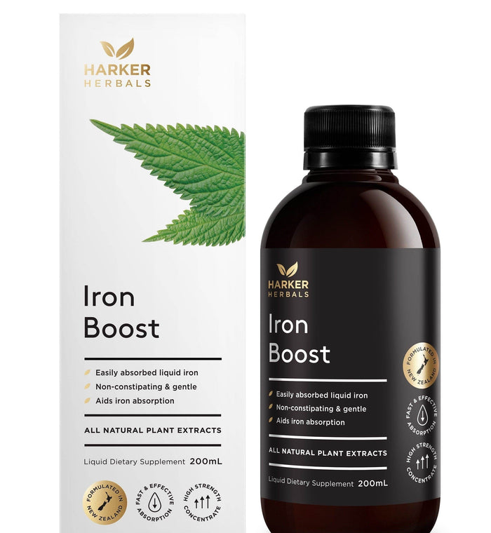 Harker Bw Iron Boost 200Ml - Life Pharmacy Orewa