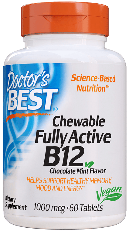 Doctors Best Chewable Active B12 60 Tablets - Life Pharmacy Orewa
