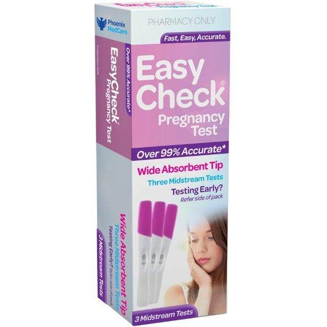 Easycheck Pregnancy Test X3 - Life Pharmacy Orewa