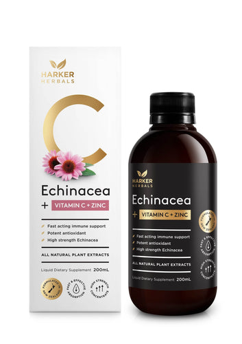 Harker Herbals Vitamin C+ Echinacea 200Ml - Life Pharmacy Orewa