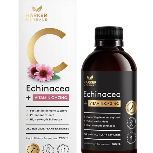 Harker Herbals Vitamin C+ Echinacea 200Ml - Life Pharmacy Orewa
