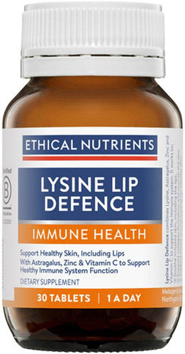 Lysine Lip Defence 30 Tabs - Life Pharmacy Orewa