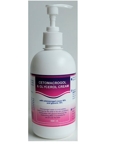 Cetomacrogol 90% Glycerol 10% Cream 460gm