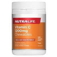 Nutralife Vit C 1200Mg Chews 120 - Life Pharmacy Orewa