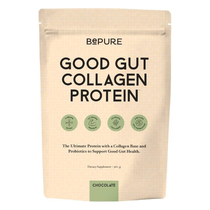 BePure Good Gut Protein Chocolate Refill 560g Powder