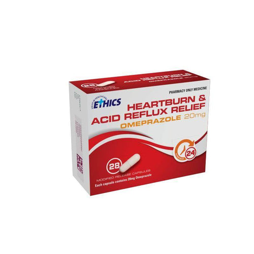 Ethics Heartb&Aci Ref Rel Omep 20Mg 28'S - Life Pharmacy Orewa