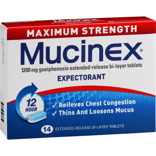 Mucinex Maximum Strength Chesty Cough 14 Tablets - Life Pharmacy Orewa