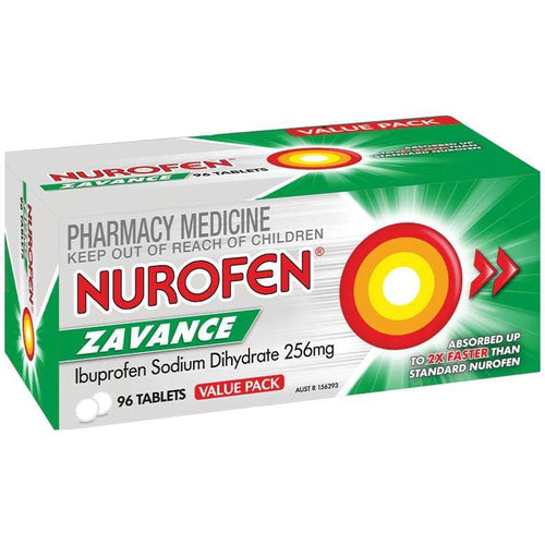 Nurofen Zavance Tabs 96 - Life Pharmacy Orewa