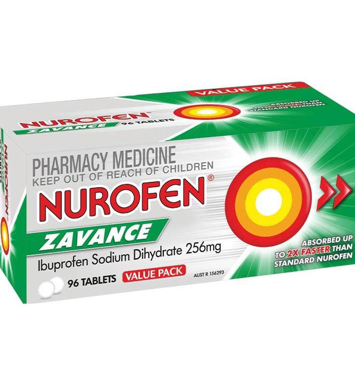 Nurofen Zavance Tabs 96 - Life Pharmacy Orewa