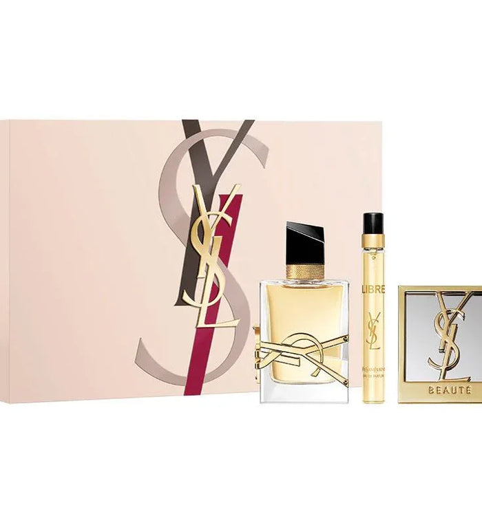Yves Saint Laurent Libre Eau de Parfum 50ml + 10ml and Mirror 3 Piece Set