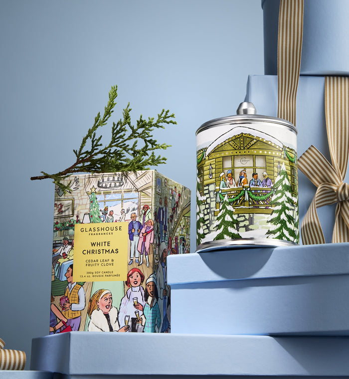 Glasshouse Candle 380G White Christmas by Life Pharmacy Orewa