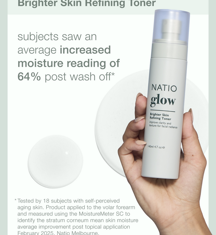 Natio Glow Brighter Skin Toner 140ml