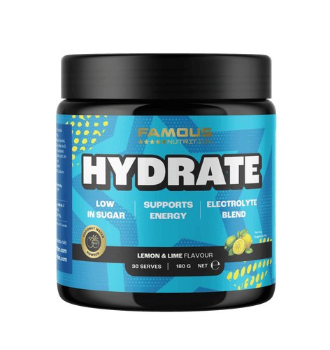 Famous Nutrition Hydration Lemon & Lime 180G - Life Pharmacy Orewa