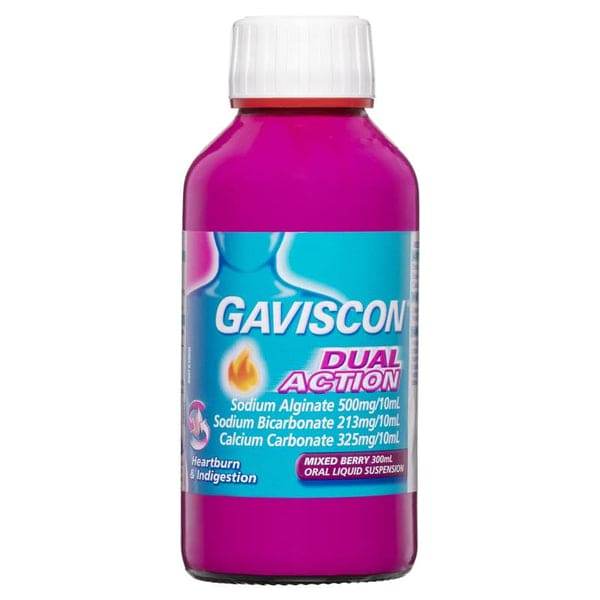 Gaviscon Dual Actn M/Berry 300Ml - Life Pharmacy Orewa