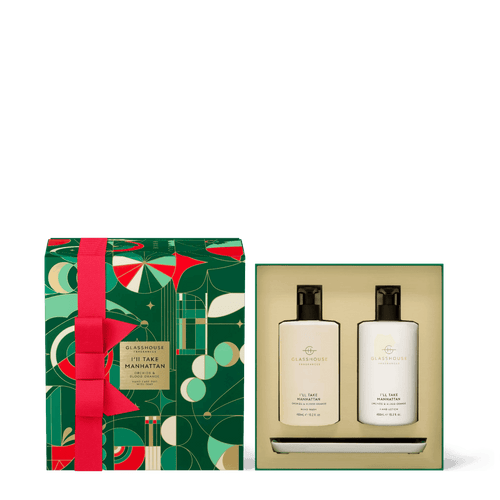 GlassHouse 450Ml Lotion & Wash Set - I'll Take Manhatten - Life Pharmacy Orewa