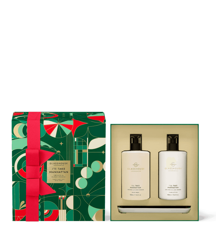 GlassHouse 450Ml Lotion & Wash Set - I'll Take Manhatten - Life Pharmacy Orewa