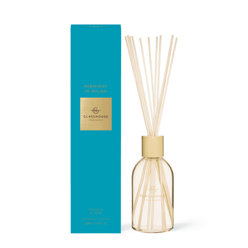 Glasshouse Diffuser 250ml Midnight In Milan - Life Pharmacy Orewa