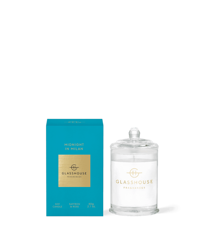 Glasshouse Candle 60gm Midnight In Milan - Life Pharmacy Orewa